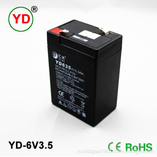 6volt 3.5ah Rechargeable Lead Acid Battery